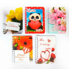 Блокнот на спирали В7 Фолдер 50л. Love story 692608