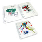 Тетрадь на спирали А5 90л. Фолдер в клетку 693056