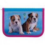 Пенал 1 отделение без отворотов Class 98003 Lovely Puppies