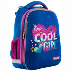 Рюкзак (ранец) школьный каркасный 1Вересня 558024 Cool girl H-12 38*30*15см