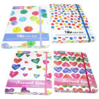 Блокнот А5 80л. Tukzar с резинкой I Like 580088