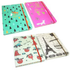 Блокнот А5 80л. Tukzar с резинкой Mix 580011