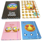 Блокнот А5 80л. Tukzar с резинкой Mix Smile 580080