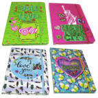 Блокнот А5 80л. Tukzar с резинкой Mix-2 580005