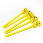 Ручка гелевая с насадкой Веселые Смайлы ассорти, синяя №1002