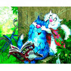 Картина раскраска по  номерам на холсте - 40*50см Никитошка GX22946 Угадай!