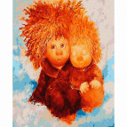 Картина раскраска по  номерам на холсте - 40*50см Никитошка GX26027 Солнечные агелочки-3