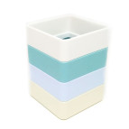 Стакан для ручек Лидер составной, квадратный №3009