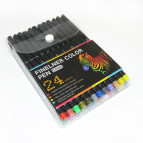 Ручки капиллярные Josef Otten Линер набор 24шт Fineliner 0,4мм №9770-24