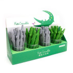 Ручка гелевая Крокодил, синяя 5850