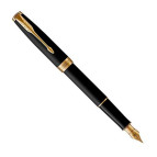 Ручка перьевая Parker 84811 Sonnet 17 Matte Black Lacquer