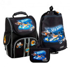 Школьный набор: рюкзак+пенал+сумка д/обуви Kite Hot Wheels SET_HW20-501S-1