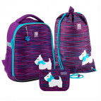 Школьный набор: рюкзак+пенал+сумка д/обуви Kite Cute puppy SET_K20-555S-3