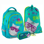 Школьный набор: рюкзак+пенал+сумка д/обуви Kite Rachael Hale SET_R20-700M