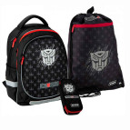 Школьный набор: рюкзак+пенал+сумка д/обуви Kite Transformers SET_TF20-700M
