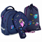 Школьный набор: рюкзак+пенал+сумка д/обуви Kite Owls SET_K20-700M(2p)-2