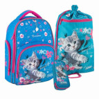 Школьный набор: рюкзак+пенал+сумка д/обуви Kite Rachael Hale SET_R20-706M