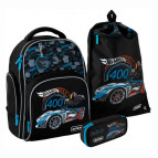 Школьный набор: рюкзак+пенал+сумка д/обуви Kite Hot Wheels SET_HW20-706S
