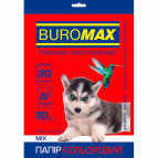 Бумага цветная А4 20л. 10цв. Buromax Dark + Pastel BM.27211120-99