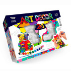 Набор для творчества DankoToys DT ARTD-02-01 Расписные гипсовые фигурки 2в1 Art Decor Медведь и котик