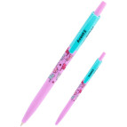 Ручка шариковая Axent Cats, автоматическая синяя AB1090-16-A