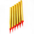 Свечи-набор для торта Josef Otten 6 свечей Холодный фонтан Золото 15см DSCN6714