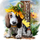 Картина раскраска по  номерам на холсте 20*30см Josef Otten RAS2039_O Lovely dog