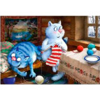 Картина раскраска по  номерам на холсте 20*30см Josef Otten ОРР 20554JS_O Коты