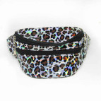 Сумка на пояс Kidis 13777 Голографическая леопард, 35*10см цвет ассорти