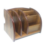 Подставка канцелярская дерево Elite 506