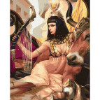Картина раскраска по  номерам на холсте - 40*50см Никитошка GX37189 Клеопатра