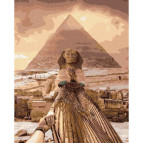 Картина раскраска по  номерам на холсте - 40*50см Никитошка GX37193 Иди со мной - Египет