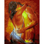 Картина раскраска по  номерам на холсте - 40*50см Никитошка GX37200 Страсть