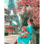 Картина раскраска по  номерам на холсте - 40*50см Никитошка GX37201 Прогулка Парижем