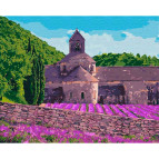 Картина раскраска по номерам на холсте - 40*50см Идейка КН2292 Аромат лаванды