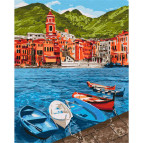 Картина раскраска по номерам на холсте - 40*50см Идейка КН2294 Вернацца