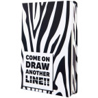 Блокнот А5 Axent 96л. твердая картонная обложка Animals Talk Zebra 8450-02-А