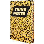 Блокнот А5 Axent 96л. твердая картонная обложка Animals Talk Leopard 8450-04-А