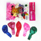 Шарик воздушный Mazari стандарт 30см Mix перламутр, набор 10 шт ST-8861-10