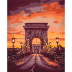 Картина раскраска по  номерам на холсте - 40*50см Идейка КН3550 Соединение берегов