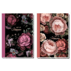 Тетрадь А5 80л. картонная обложка A-Plus Розы А5123