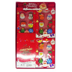 Ластик-резинка 3D Eraser набор 6шт Новый Год микс №322