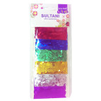 Блестки набор Sultani №3 6цв. по 3гр. в пакете ST-4335