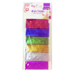 Блестки набор Sultani №5 6цв. по 3гр. в пакете ST-4337