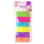 Блестки набор Sultani №4 6цв. по 3гр. в пакете ST-4336