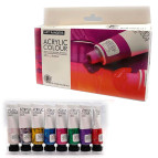 Краски акриловые Art ranger набор 8цв. по 22мл неон 0822-N