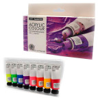 Краски акриловые Art ranger набор 8цв. по 22мл глиттер 0822-G