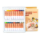 Краска для ткани Textile Paint набор 18цв по 12мл EAF1812