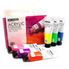 Краски акриловые Art ranger набор 6цв. по 75мл неон 0675-N