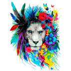 Картина раскраска по  номерам на холсте  - 40*50см Идейка КН2483 Зоркий глаз